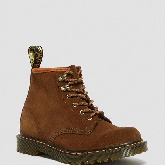 Dr Martens 101 C.F. Stead Tan Suede Boots W/Ben SDr. Martens Brown Leather Boots - Picture 9 of 10